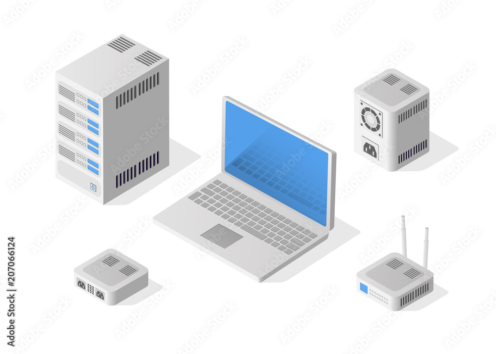 Isometric Personal Computer