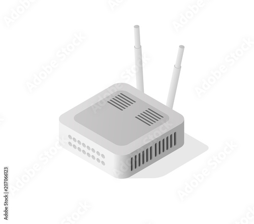 Internet isometric router