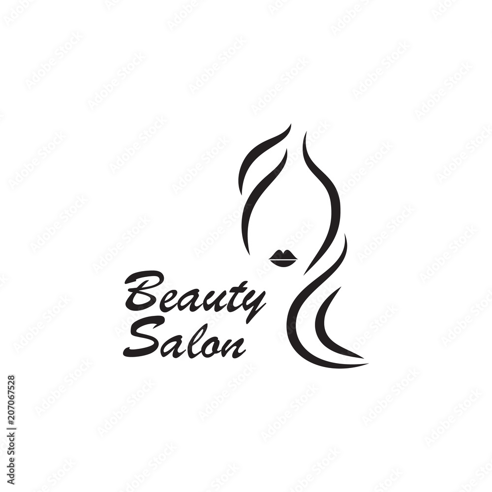 beauty salon logo icon. Element of beauty saloon icon for mobile concept and web apps. Detailed beauty salon logo icon can be used for web and mobile. Premium icon