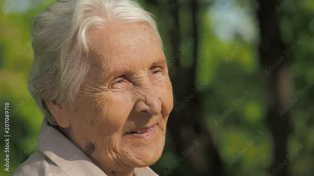 Happy emotions of the elderly. An elderly woman laughs. Happy emotions of the elderly. An elderly woman laughs.