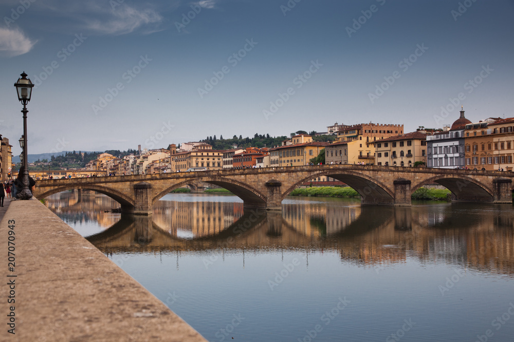 ponte Alla Garraia over river Arno, Florence, Italy