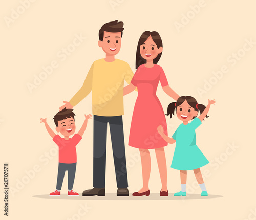 family character vector design set 9 photo