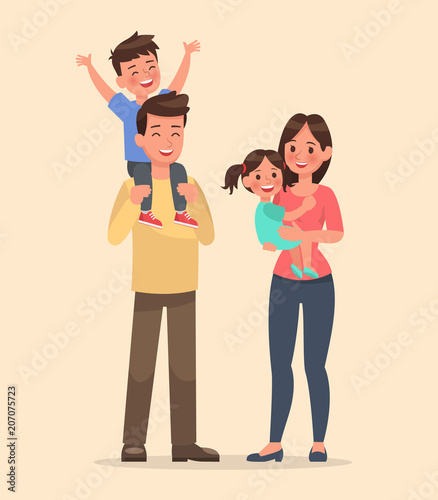 family character vector design set 10