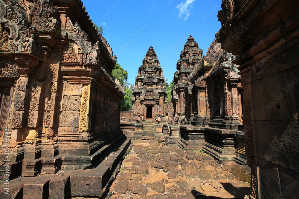 Naklejka premium Banteay Srei in angkor wat