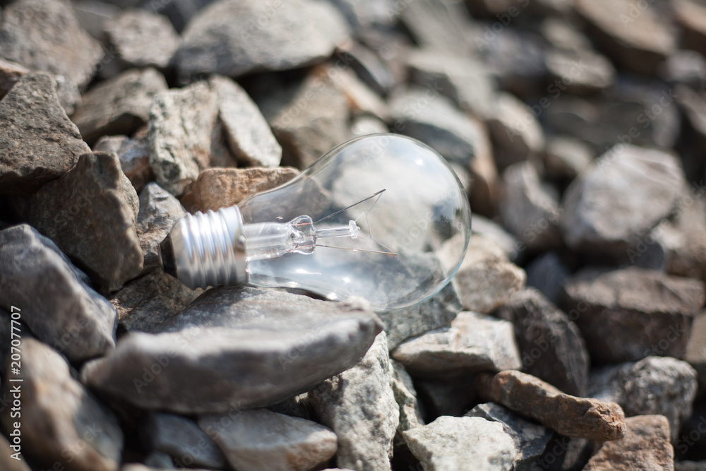 Obraz premium Light Bulb Represent Creativity