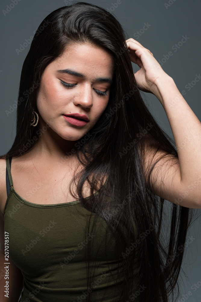 Fototapeta premium Teen Hispanic Female Model