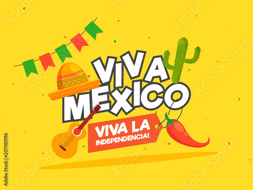Independence Day of Mexico Background.