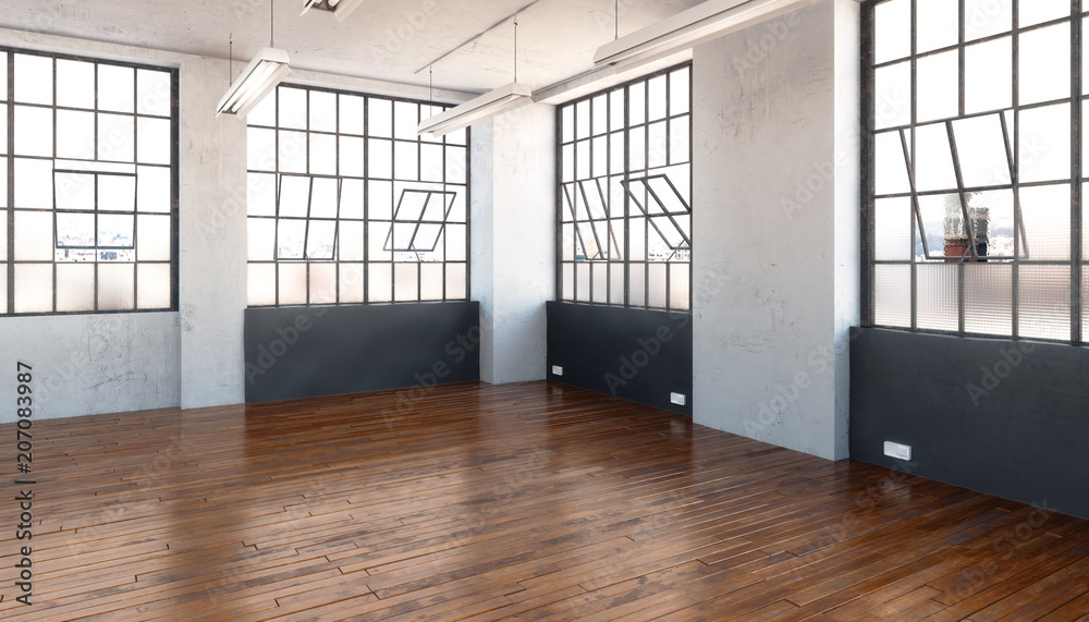 Obraz premium Postindustrielle Bürofläche