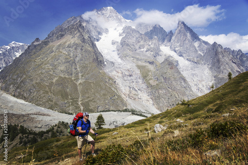 The Tour du Mont Blanc is a unique trek of approximately 200km around Mont Blanc that can be completed in between 7 and 10 days passing through Italy, Switzerland and France.