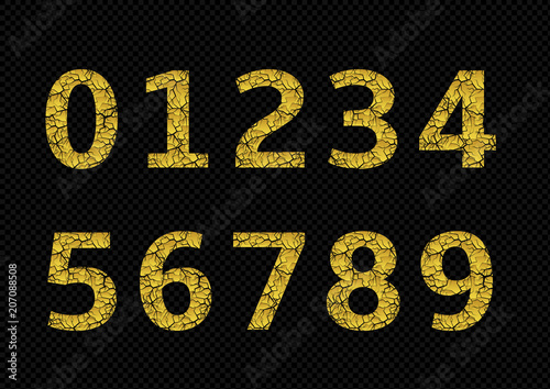 Golden broken numbers