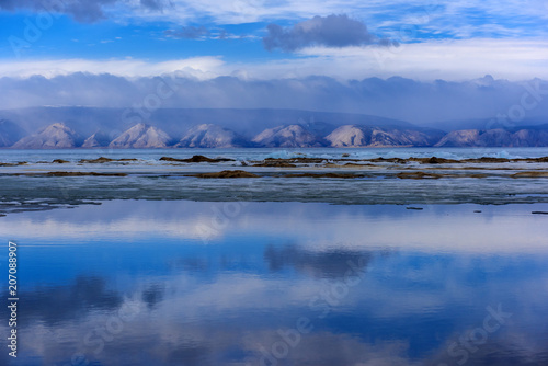 melting in May on Baikal ice, photo