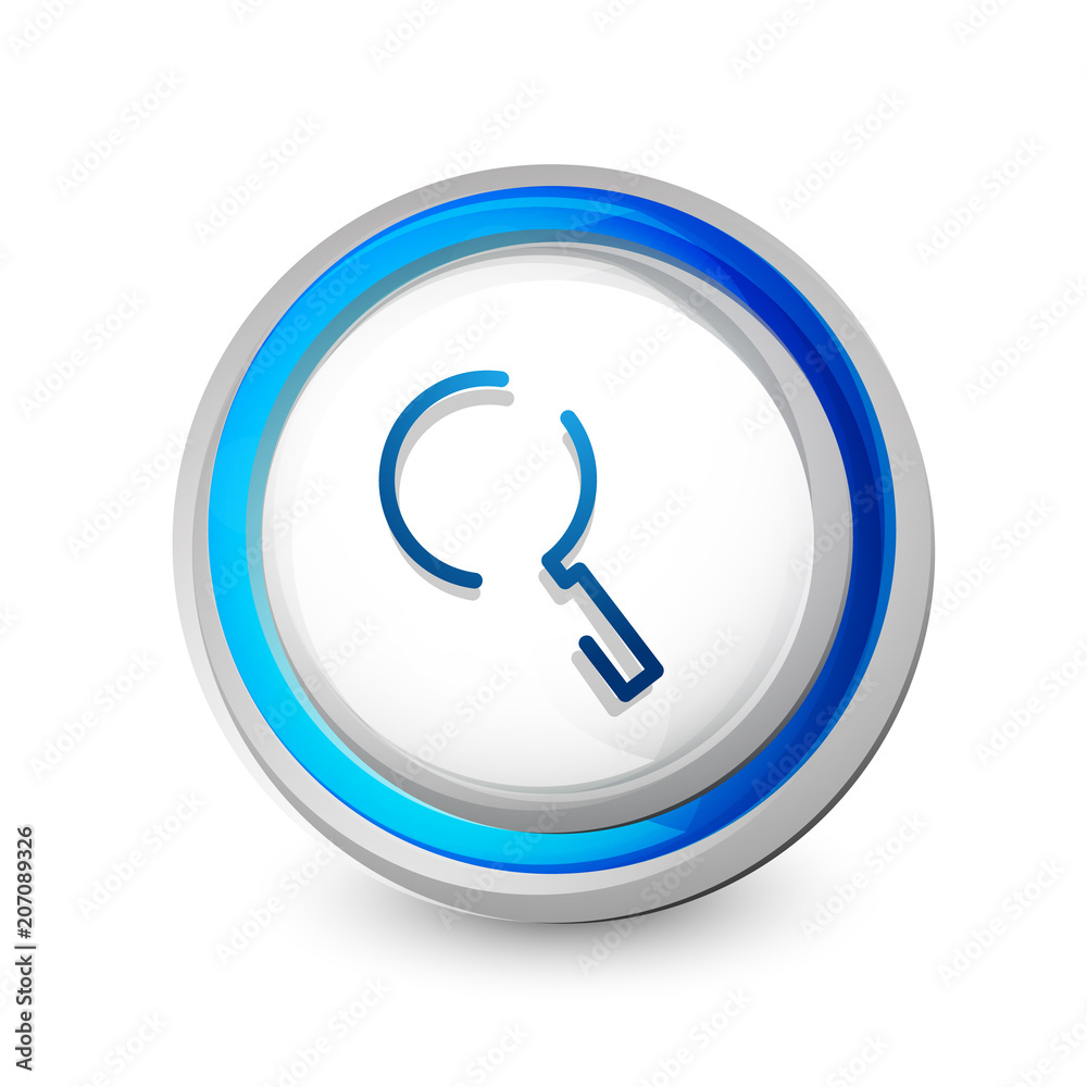 Search magnifyier web button, magnify icon. Modern magnifying glass sign, web site design or mobile app Search magnifyier web button, magnify icon. Modern magnifying glass sign, web site design or mobile app