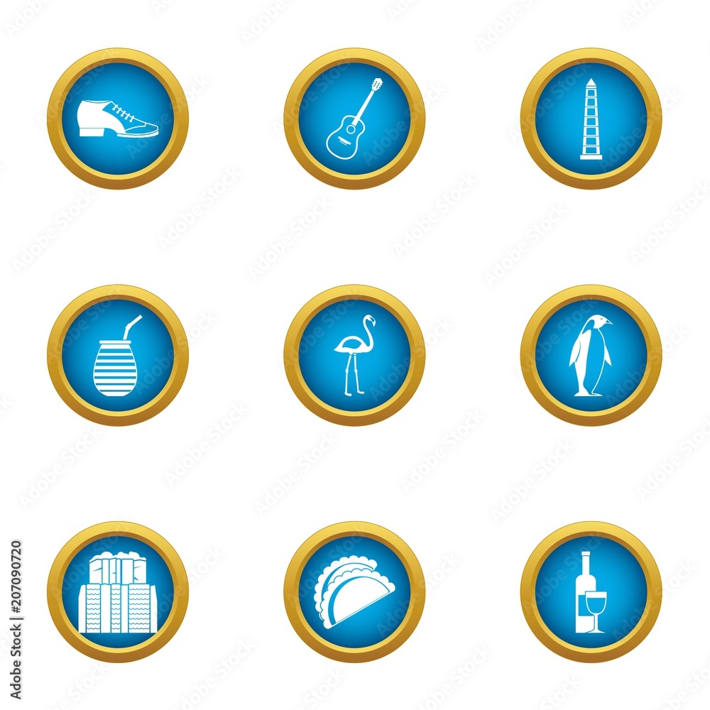 Parkland icons set. Flat set of 9 parkland vector icons for web isolated on white background Parkland icons set. Flat set of 9 parkland vector icons for web isolated on white background