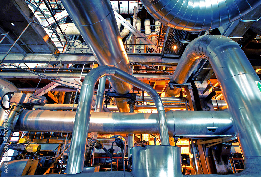 Industrial zone, Steel pipelines and equipment Industrial zone, Steel pipelines and equipment