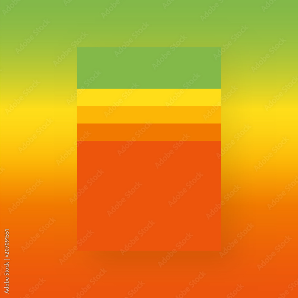 Fototapeta premium Printed cover template with colorful background. Graphic concept for your design