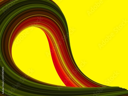 Twisted abstract striped sh...
