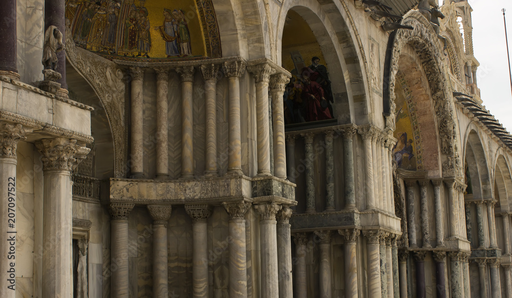 Part of Basilica di San Marco in Venice, Italy Part of Basilica di San Marco in Venice, Italy