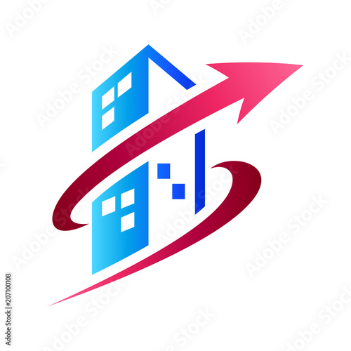 Building with Arrow Logo