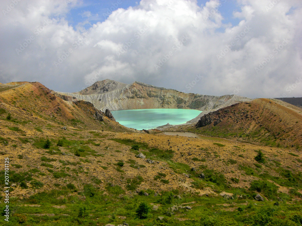 白根山湯釜 白根山湯釜
