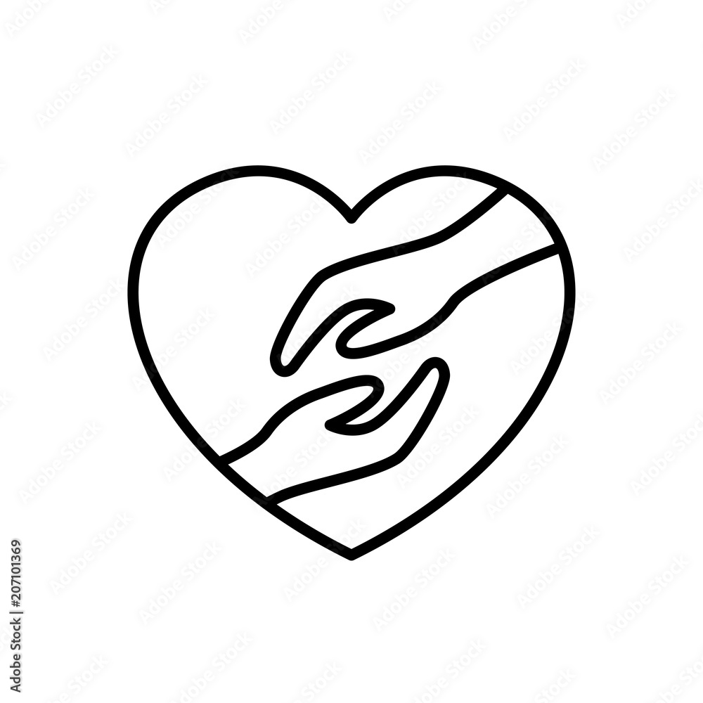 marriage couple relationship icon. groom and bride hand with love frame illustration. simple clean monoline symbol. marriage couple relationship icon. groom and bride hand with love frame illustration. simple clean monoline symbol.