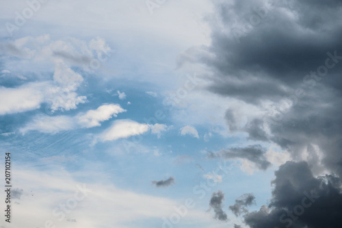 Wallpaper Mural Dark clouds across the sky before heavy rain Torontodigital.ca