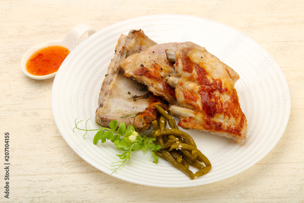 Roasted spare ribs Roasted spare ribs
