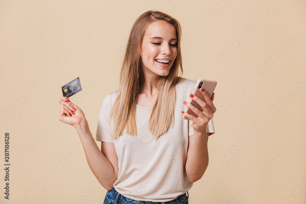 Portrait of a happy casual girl Portrait of a happy casual girl
