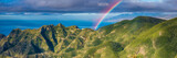 Rainbow over the Anaga mountains in Tenerife