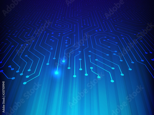 Abstract technology circuit board background.