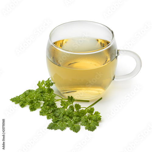 Obraz na płótnie Cup of healthy chervil tea