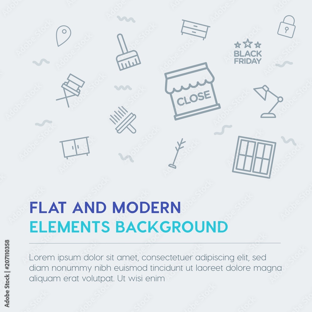 shopping, furniture, housekeeping outline vector icons and elements background concept on grey background.Multipurpose use on websites, presentations, brochures and more shopping, furniture, housekeeping outline vector icons and elements background concept on grey background.Multipurpose use on websites, presentations, brochures and more