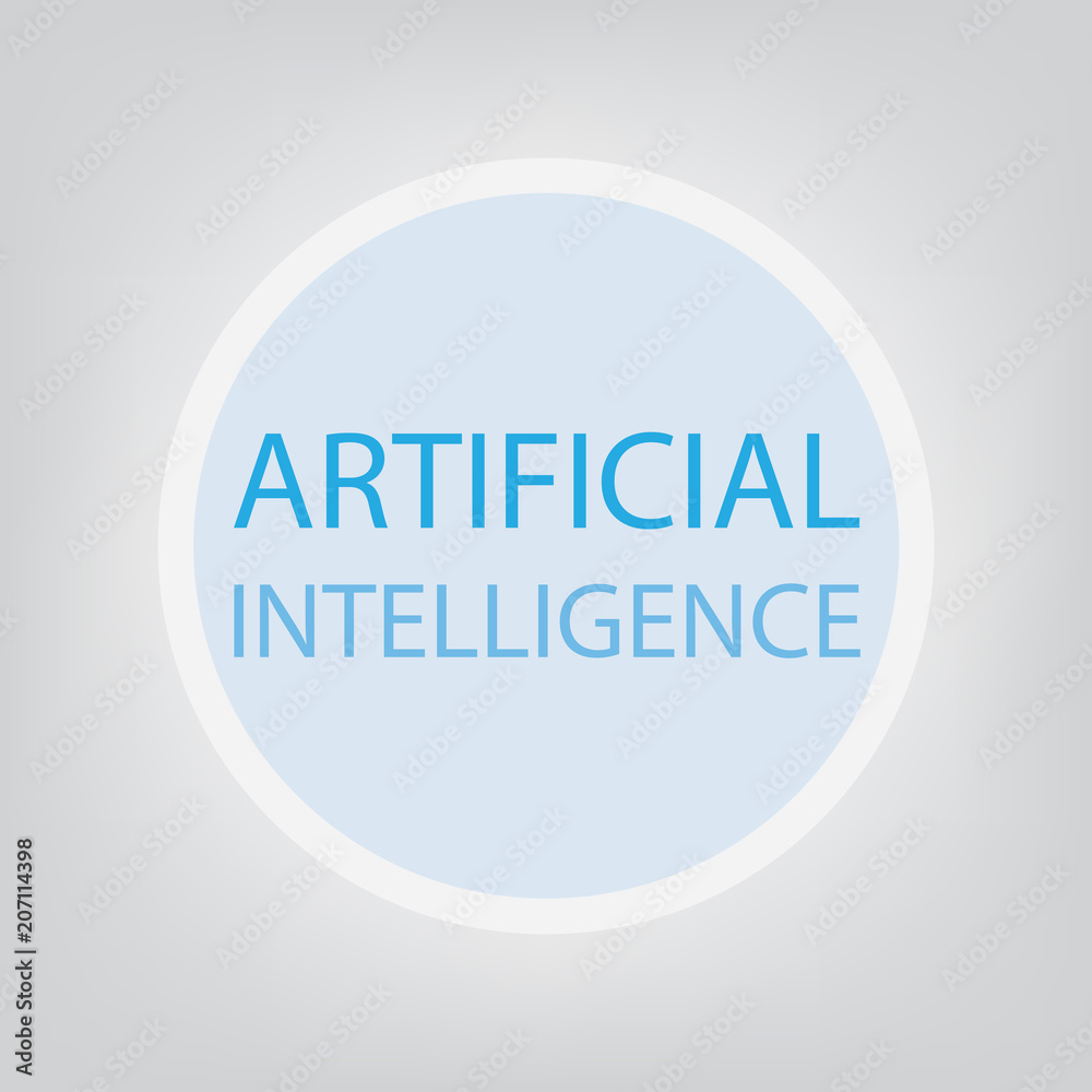 Artificial intelligence concept- vector illustration Artificial intelligence concept- vector illustration