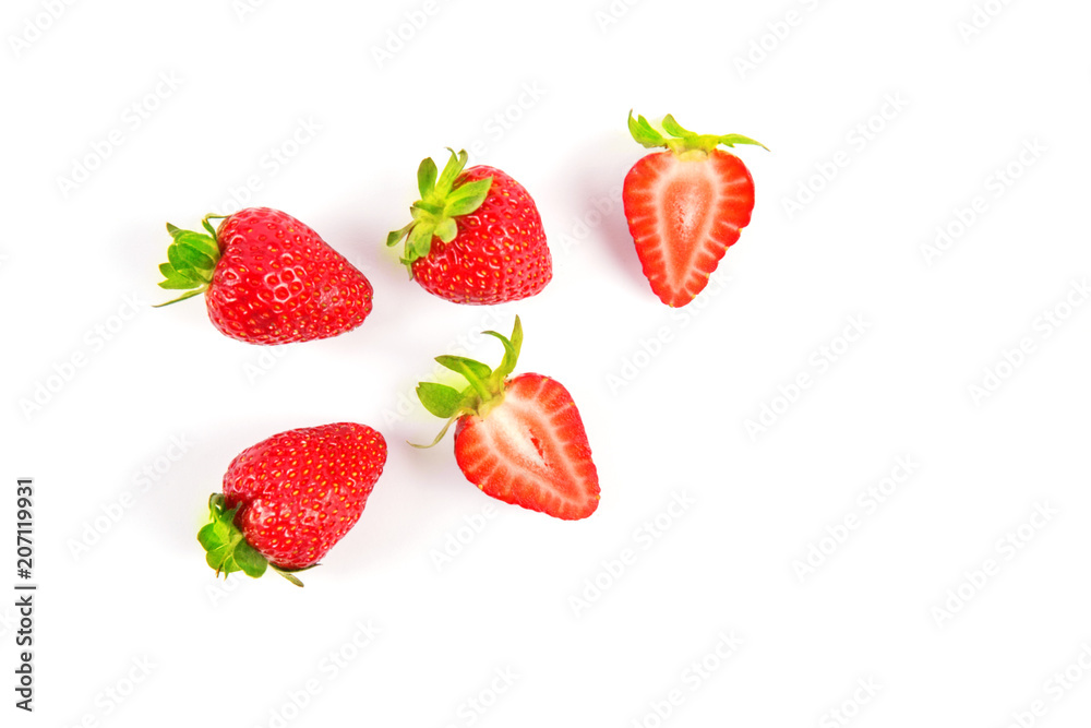 Ripe fresh strawberry Ripe fresh strawberry