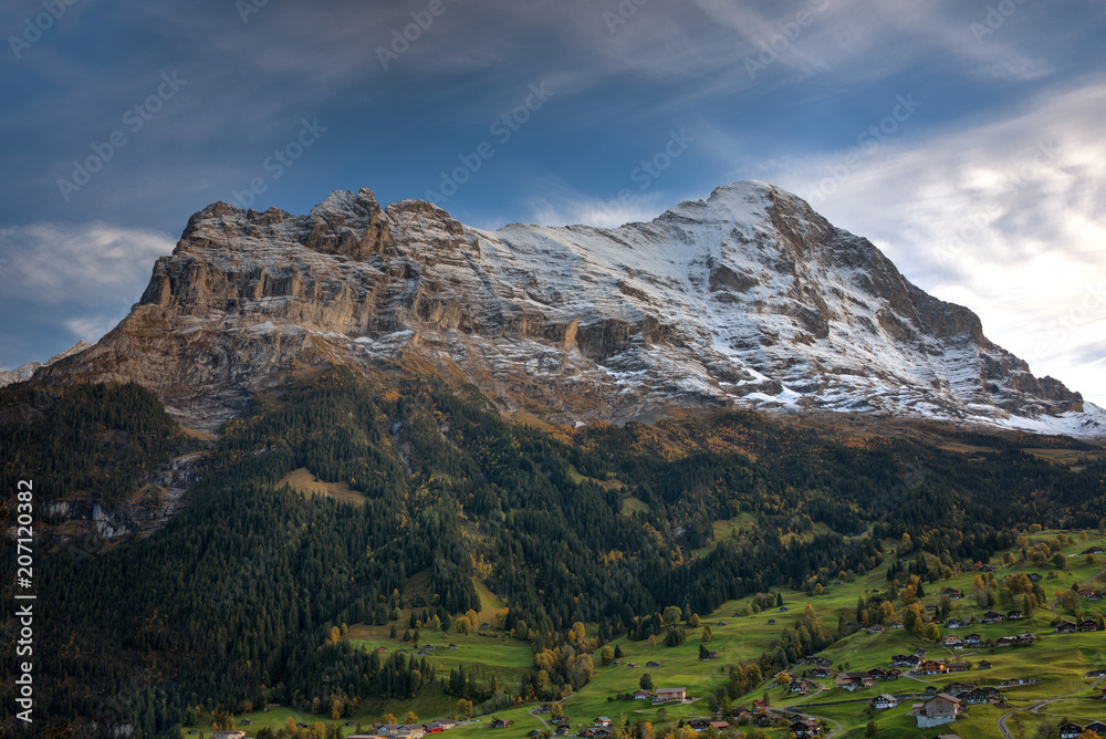 The Alpine region of Switzerland.
