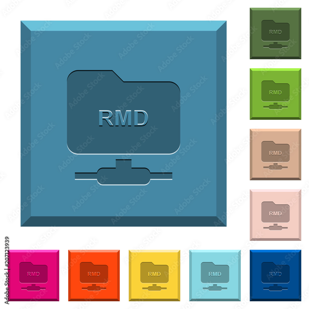 FTP remove directory engraved icons on edged square buttons FTP remove directory engraved icons on edged square buttons
