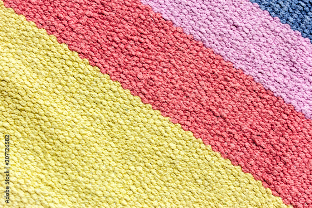 texture of painted striped fabric
