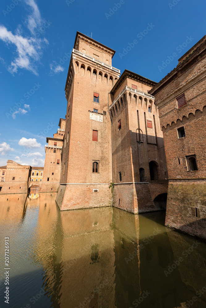 Estense Castle or Castle of San Michele - Ferrara Emilia Romagna - Italy   