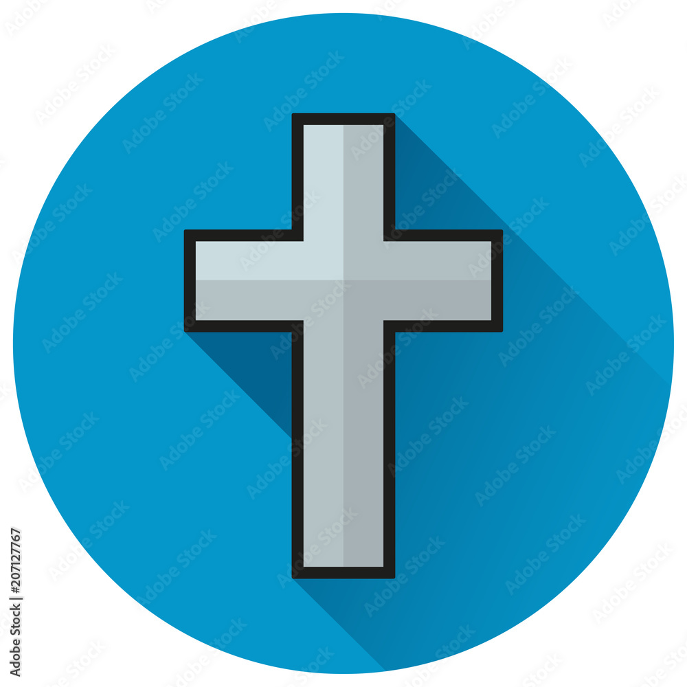 cross circle blue flat icon cross circle blue flat icon