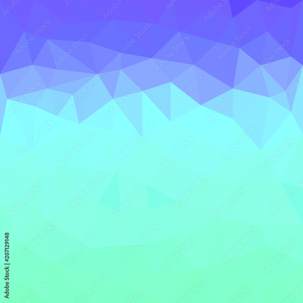 Blue Polygonal space for your design. Space for headline or product. Low Poly. Mesh of triangles. Green texture. Blue Polygonal space for your design. Space for headline or product. Low Poly. Mesh of triangles. Green texture.