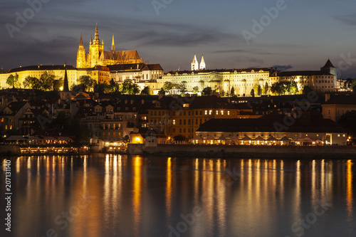 Prague - Charles Bridge at night