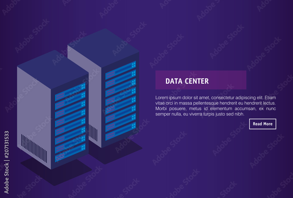 data center technology isometric icons vector illustration design data center technology isometric icons vector illustration design