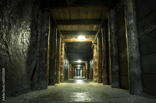 Tunnel of a Polish mine