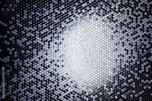 abstract grid hexagon texture of honey comb pattern background