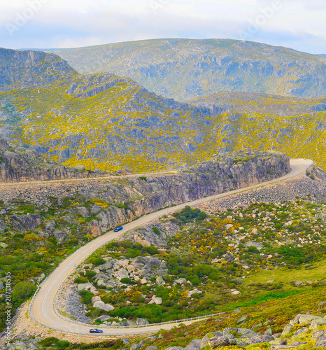 Portugal mountians road