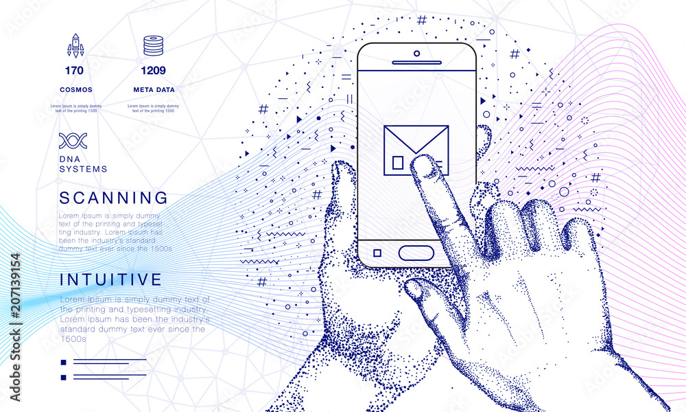 Mining bitcoin technology on autonomic computing program and trade platform. Trendy design in awesome really style.