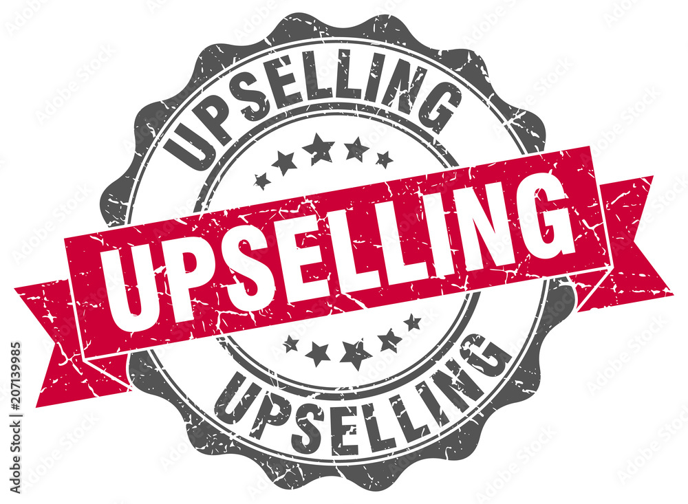 Obraz premium upselling stamp. sign. seal