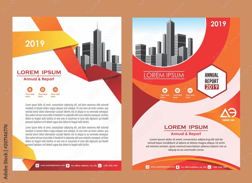 Fototapeta premium creative cover, layout, brochure, magazine, catalog, flyer for event 
