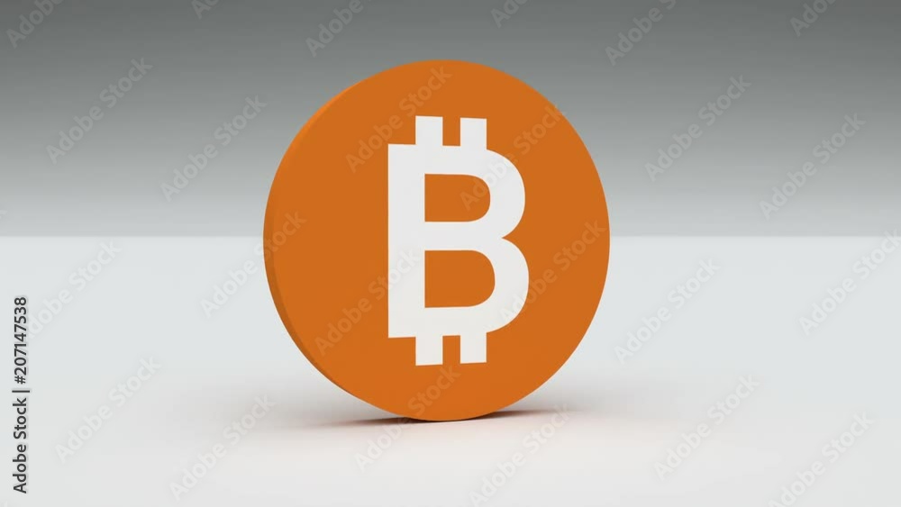 4k Bitcoin Crypto Currency Logo 3D rotates btc coin finance business animation. 4k Bitcoin Crypto Currency Logo 3D rotates btc coin finance business animation.