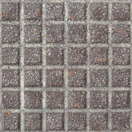 Seamless photo texture of steel block tile photo
