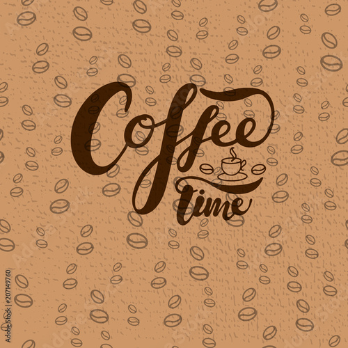 Vector poster with phrase decor elements. Typography card, image with lettering.